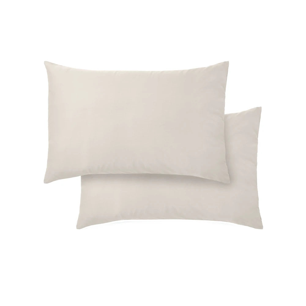 Bianca 400TC Cotton Sateen Pillowcases | Oyster