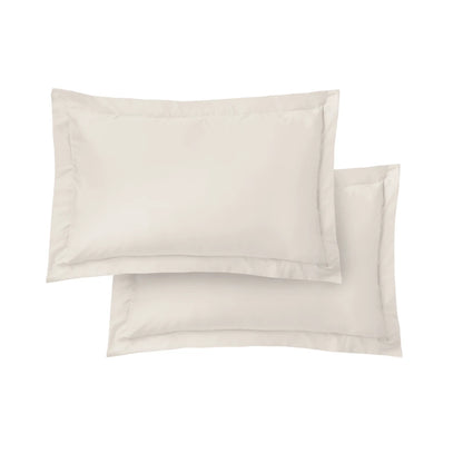 Bianca 400TC Cotton Sateen Pillowcases | Oyster