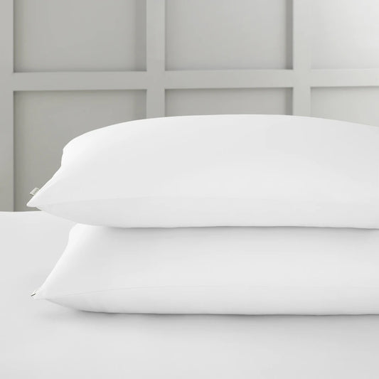 Bianca 400TC Cotton Sateen Pillowcases | White