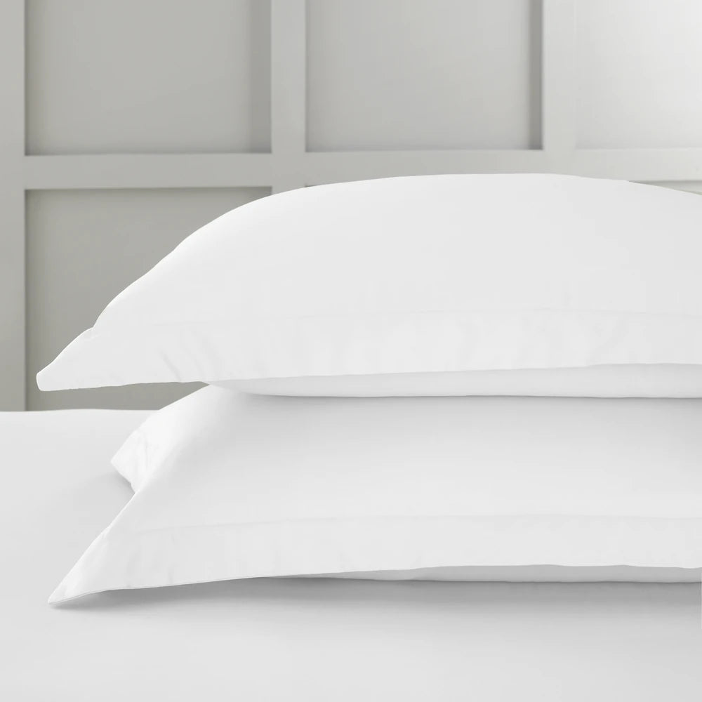 Bianca 400TC Cotton Sateen Pillowcases | White