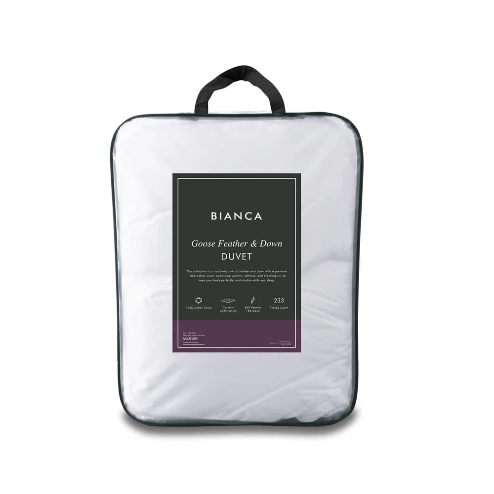 Bianca Goose Feather & Down Duvet