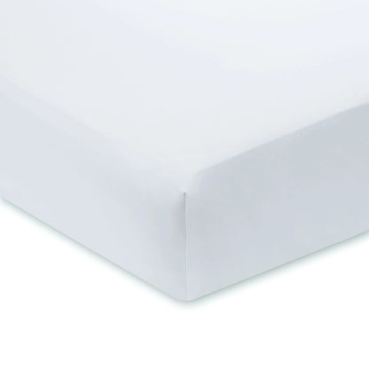 Bianca Luxury 800TC Cotton Sateen Fitted Sheet | White