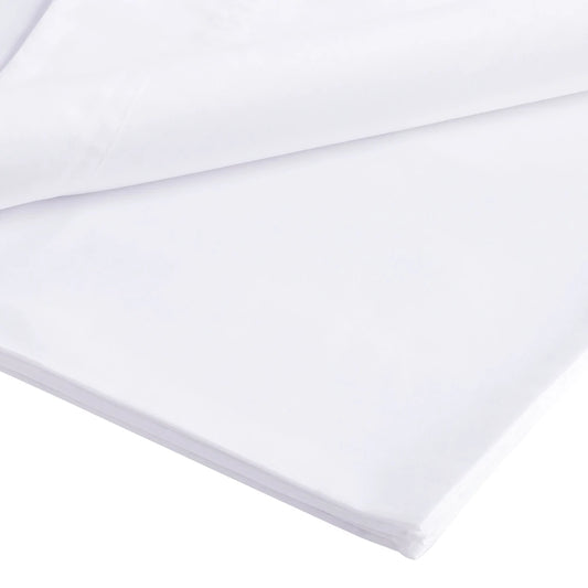 Bianca Luxury 800TC Cotton Sateen Flat Sheet | White