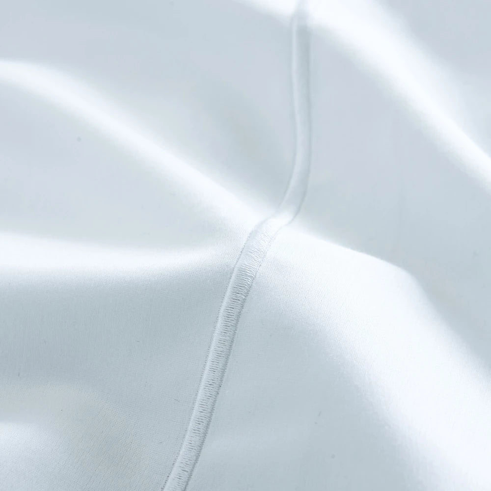 Bianca Luxury 800TC Cotton Sateen Flat Sheet | White