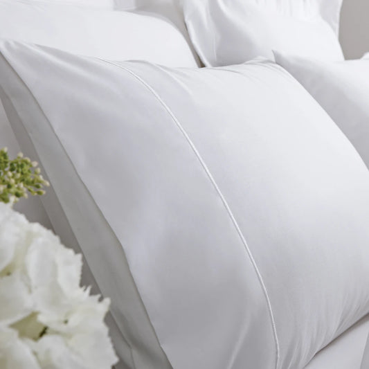 Bianca Luxury 800TC Cotton Sateen Pillowcases | White