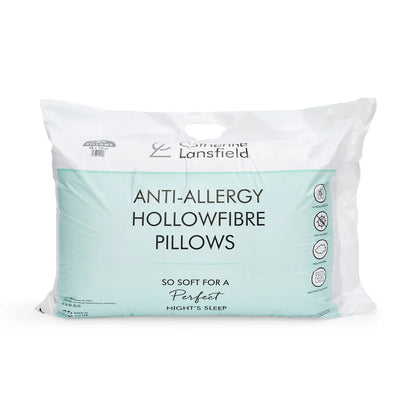 Catherine Lansfield Anti-Allergy Hollowfibre Pillow Pair