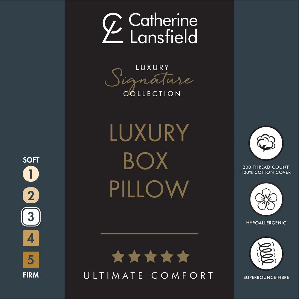 Catherine Lansfield Cotton Box Pillow