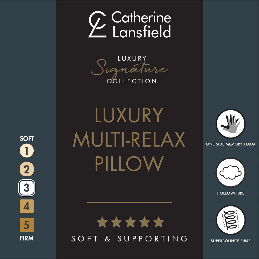 Catherine Lansfield Multi Relax Pillow