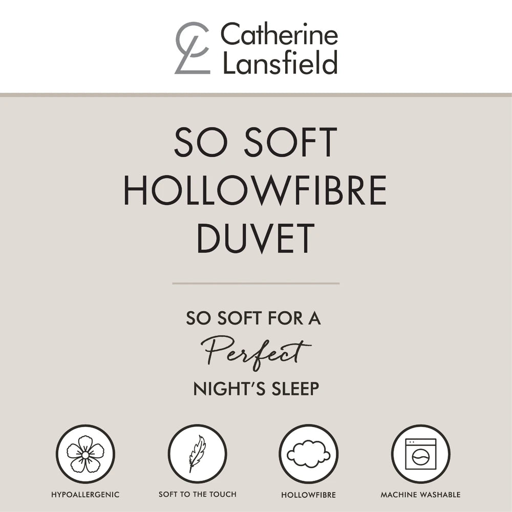 Catherine Lansfield So Soft Hollowfibre Duvet