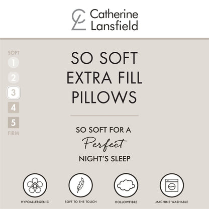 Catherine Lansfield So Soft Hollowfibre Pillow Pair
