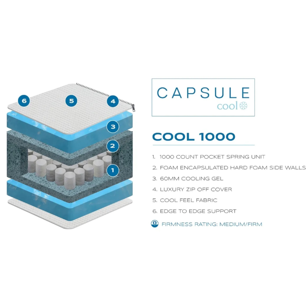 Capsule Cool Hybrid Mattress