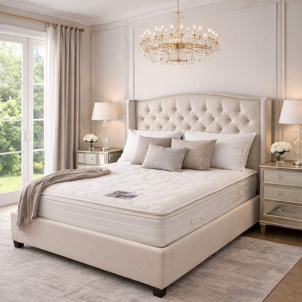Marble 1000 Pocket Mattress with Marble Foam Pillow Top