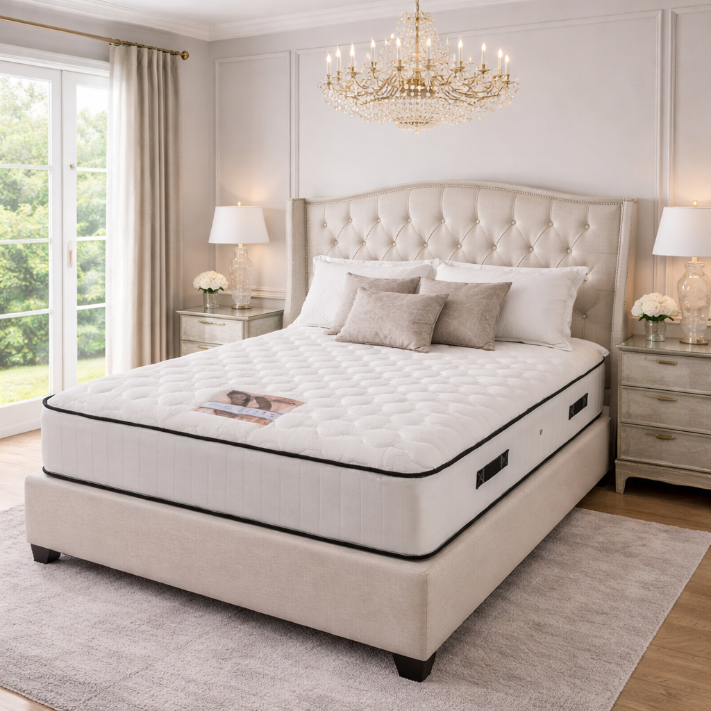 Memory 1000 Pocket Mattress With Built in Memory Foam