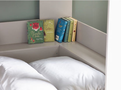 Parsec Bunk Bed - Taupe & White