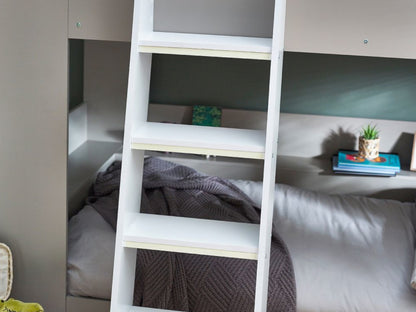 Parsec Bunk Bed - Taupe & White