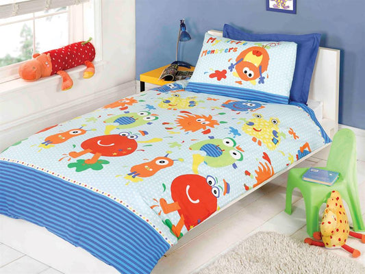 Little Monster Childrens Bedding Set Multi