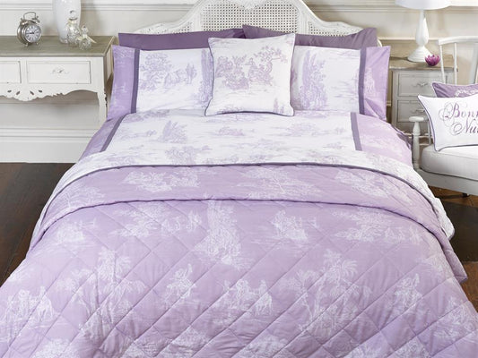 Camargue Luxury Bedding Set Lilac