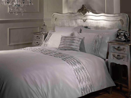 Crystal Luxury Bedding Set Silver