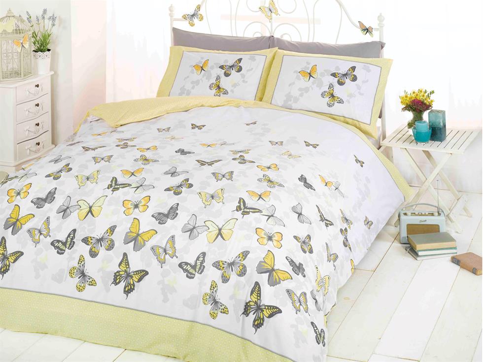 Flutter Bedding Set Lemon