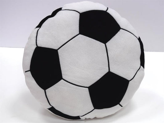 Football Filled Childrens Cushion White