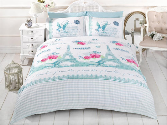 La Belle Paris Bedding Set Duck Egg