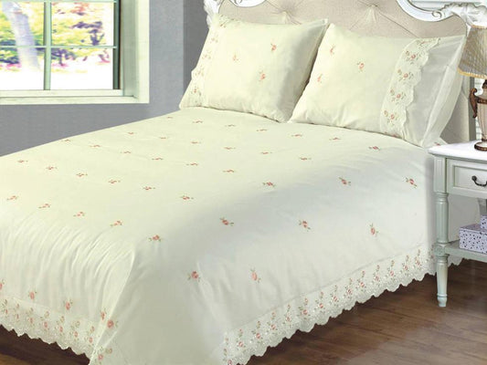 Sophie Luxury Bedding Set Cream