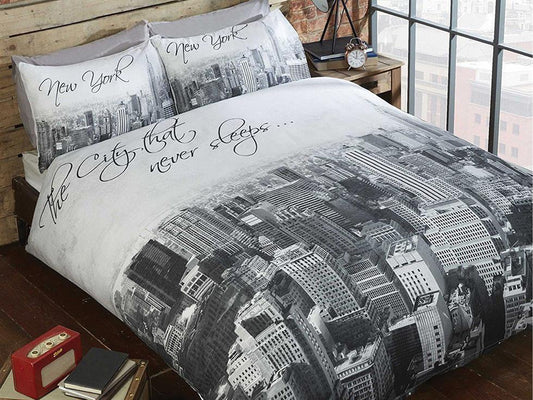 The City That Never Sleeps Bedding Set Mono