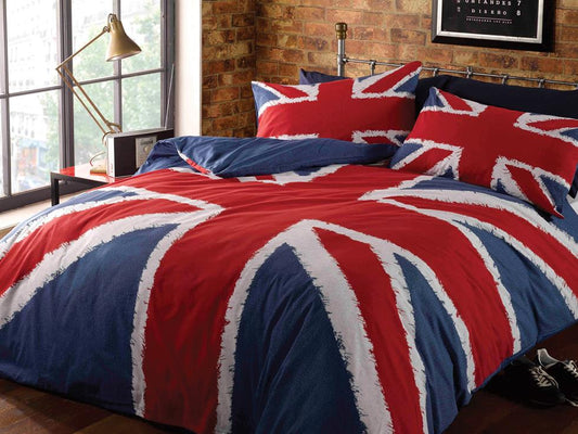 Union Jack Bedding Set Navy