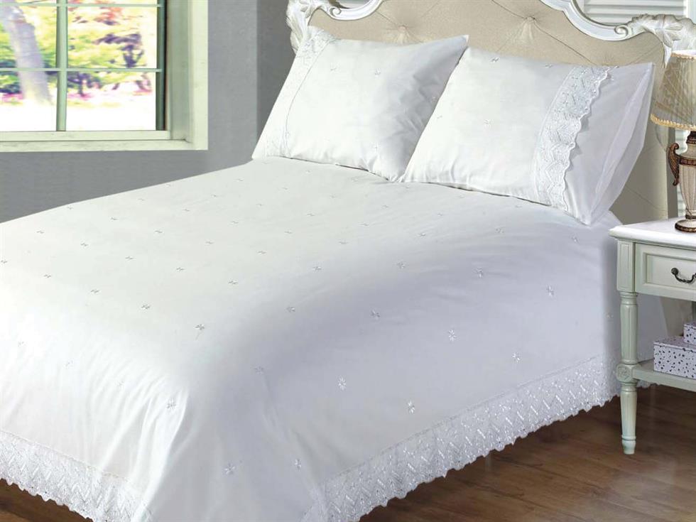 Victoria Luxury Bedding Set White
