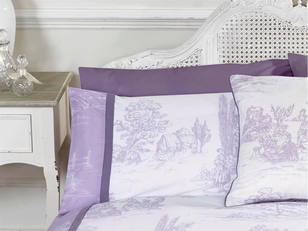 Camargue Luxury Bedding Set Lilac