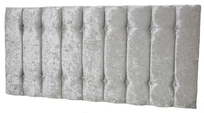 Shelly Luxury Headboard Crushed Silver