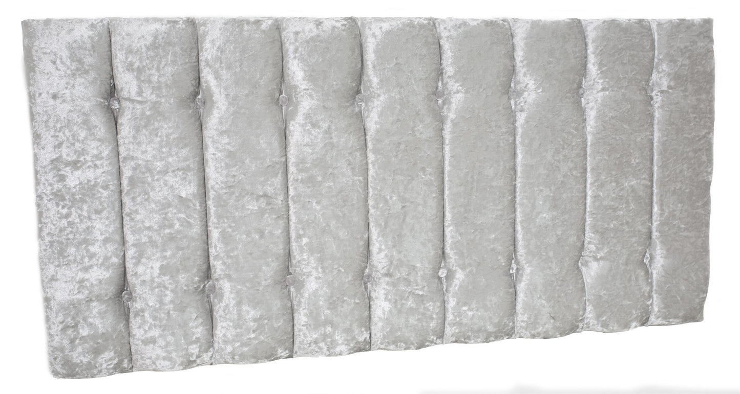 Shelly Luxury Headboard Crushed Silver