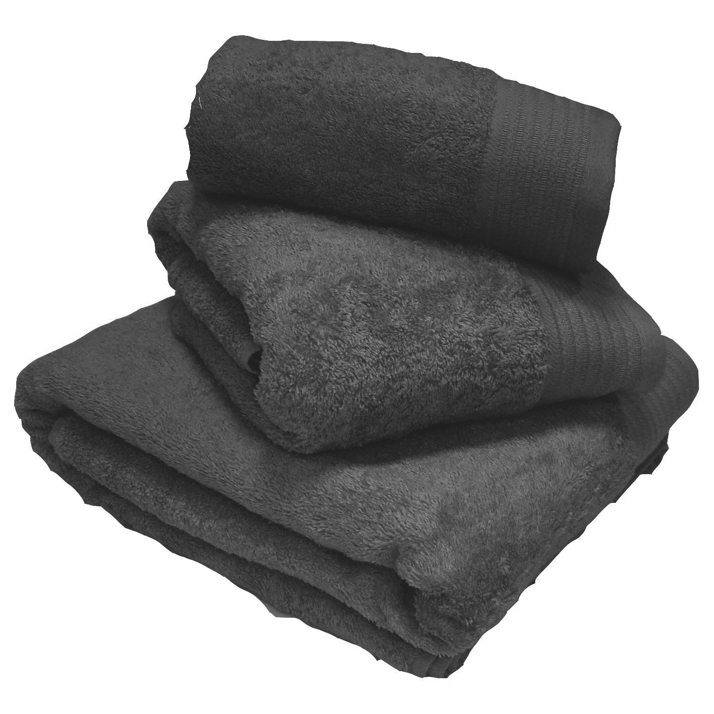 Chatsworth 100% Egyptian Cotton Bathroom Towels 600gsm Grey