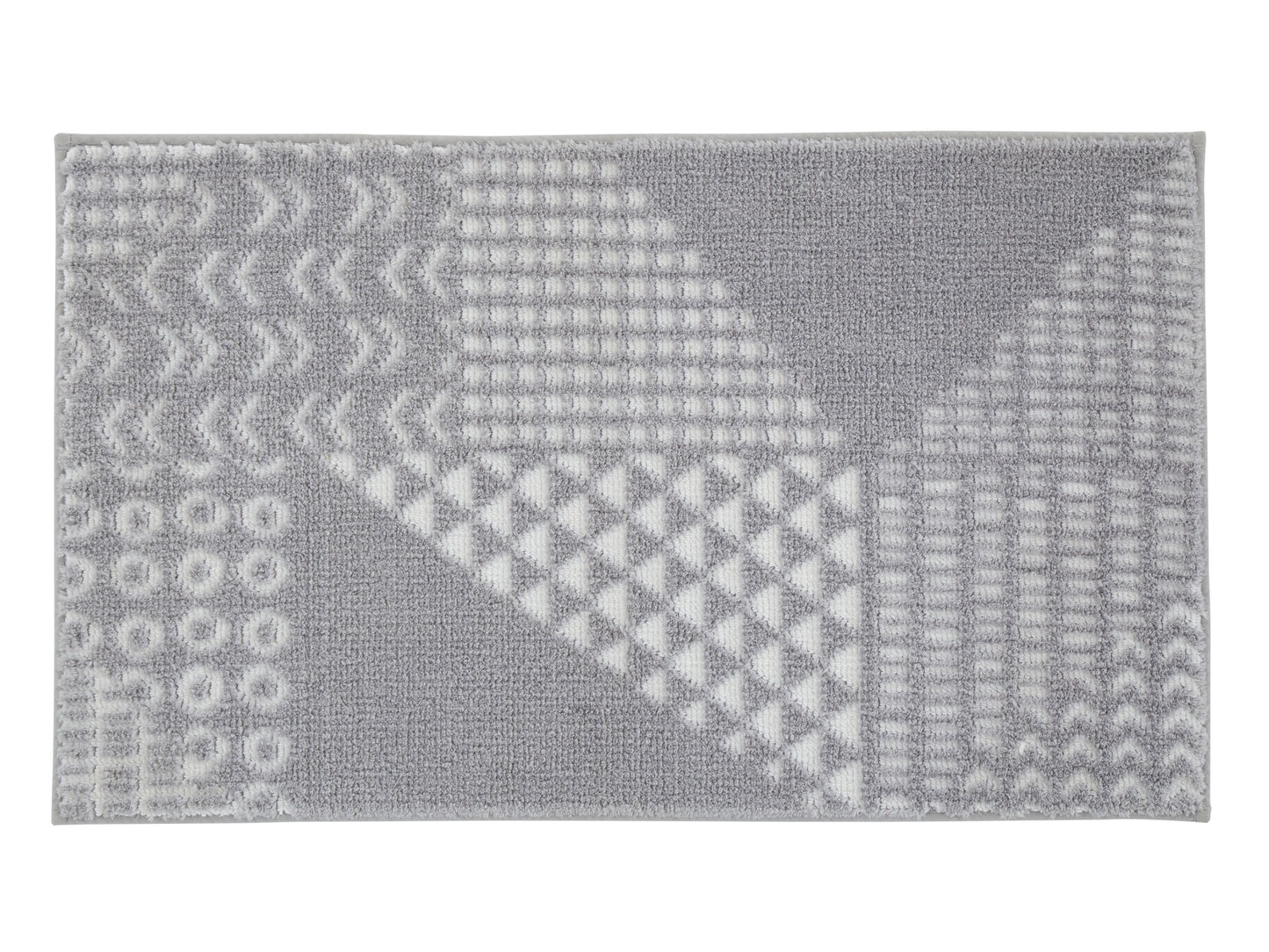 Catherine Lansfield Larsson Geo 100% Cotton Towels in Grey/Ochre