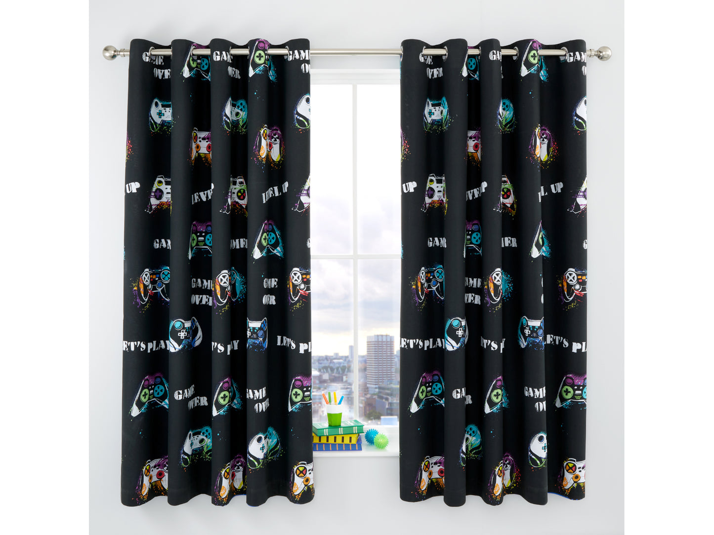 Game Over Curtains by Catherine Lansfield