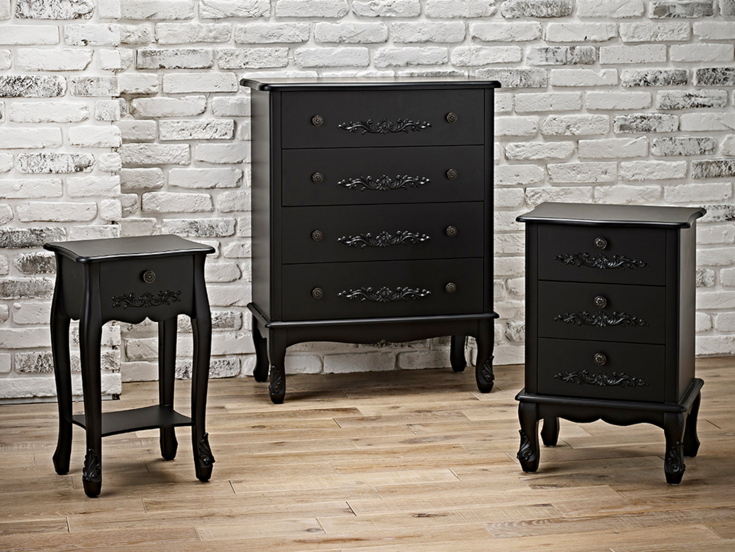 Antoinette Bedroom Furniture in Black