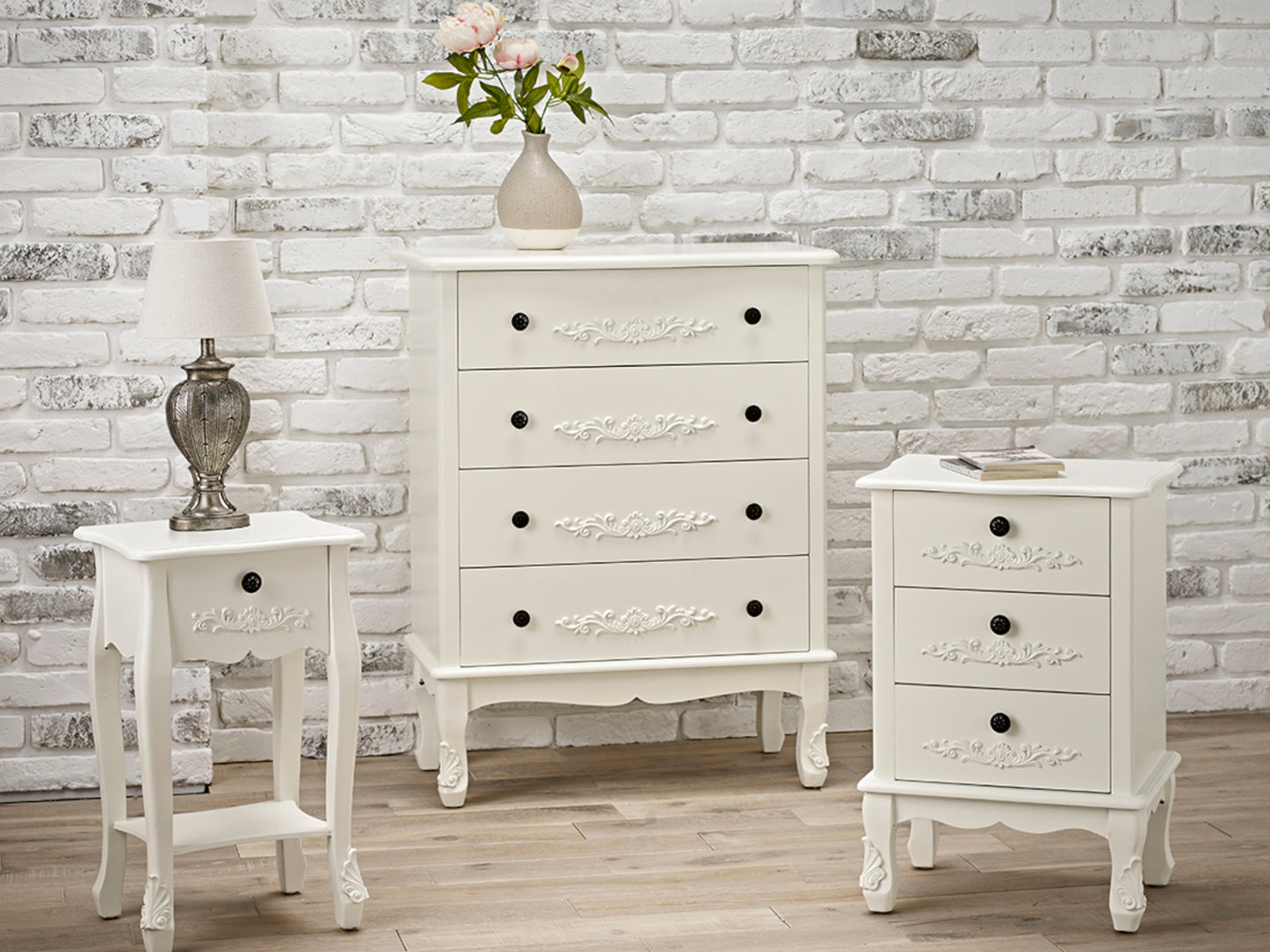 Antoinette Bedroom Furniture in White