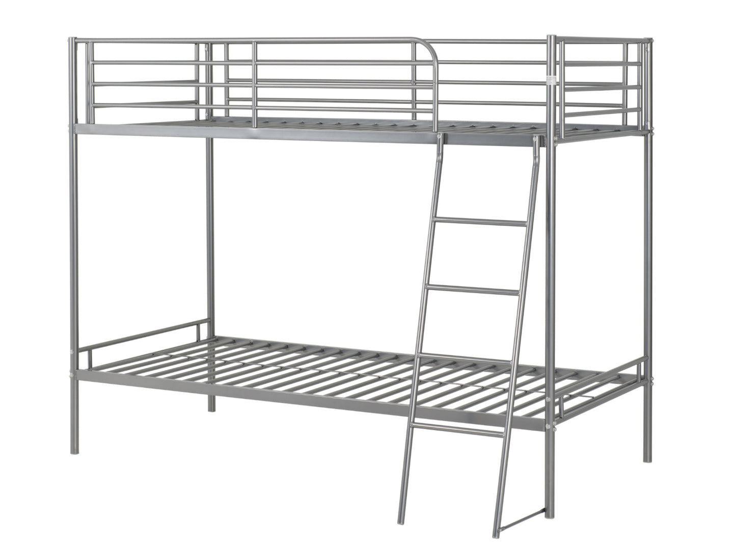 Brogan Metal Bunk Bed in Silver