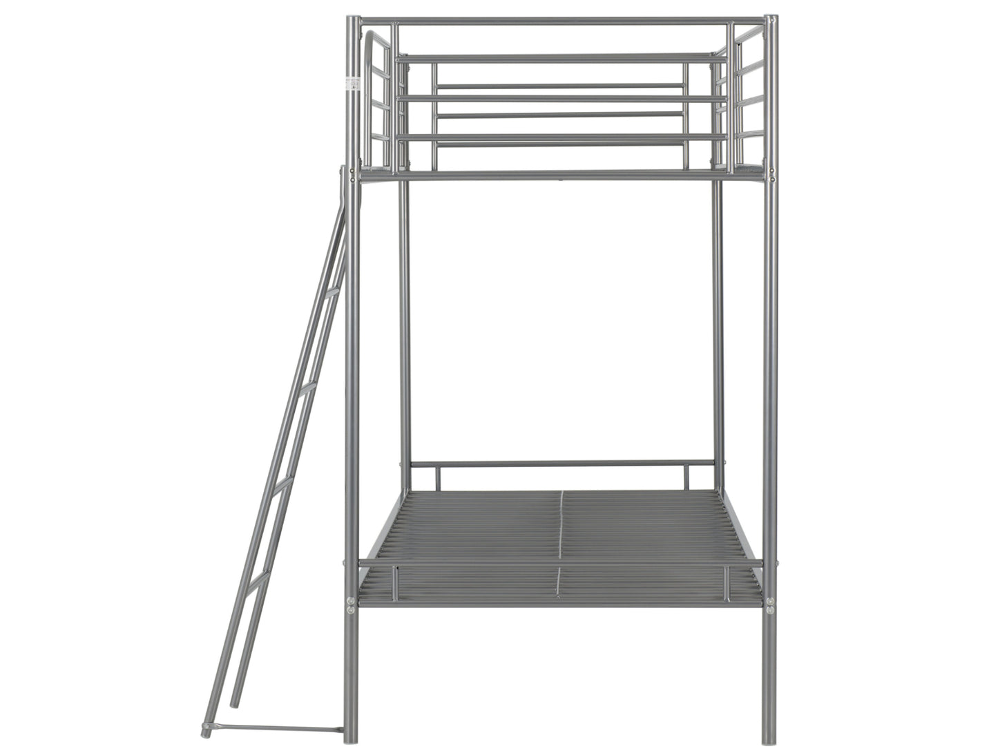 Brogan Metal Bunk Bed in Silver