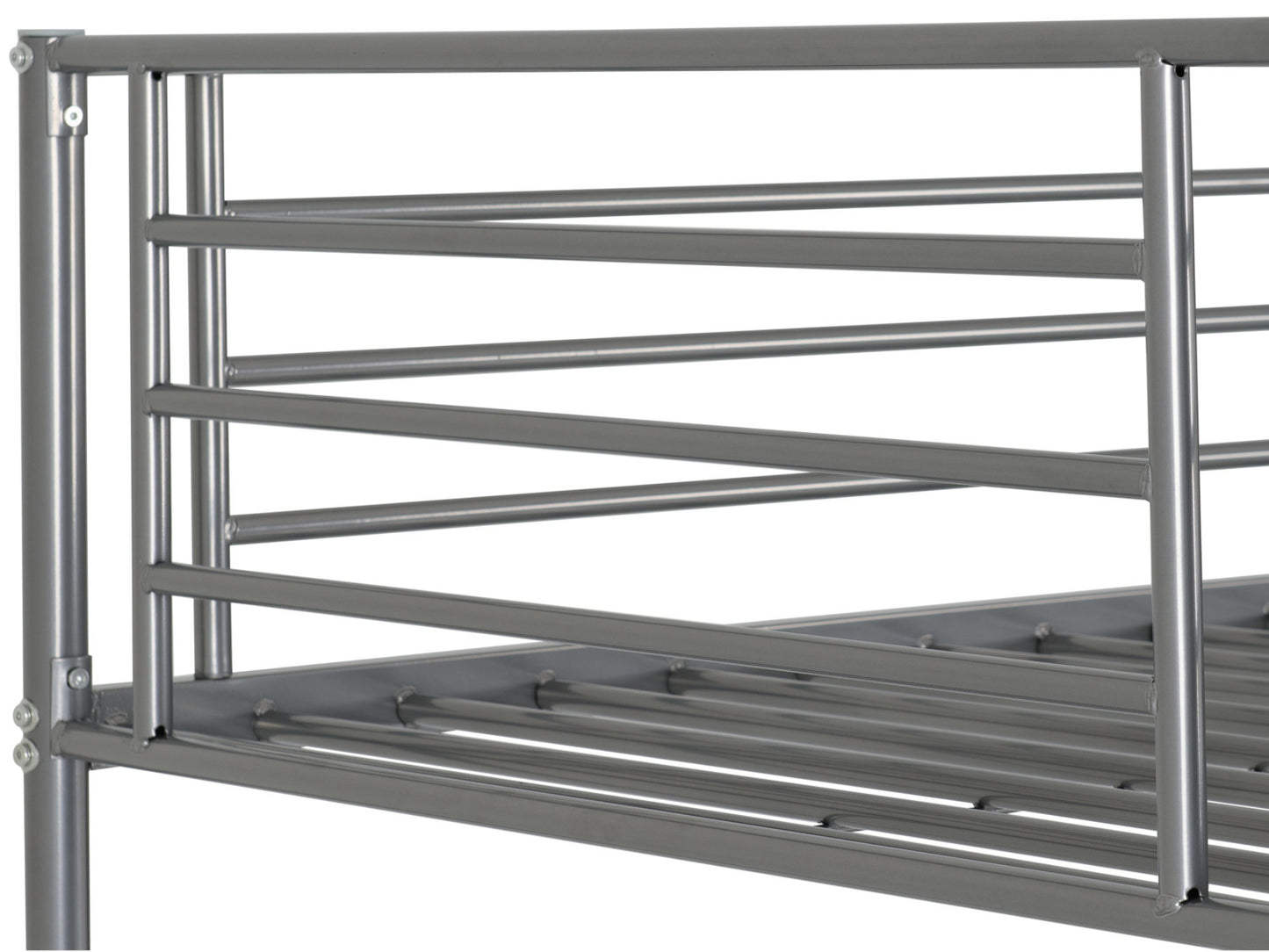 Brogan Metal Bunk Bed in Silver