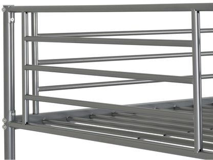 Brogan Metal Bunk Bed in Silver