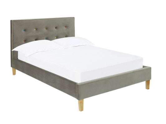 Camden Bed  Frame in Mid Grey