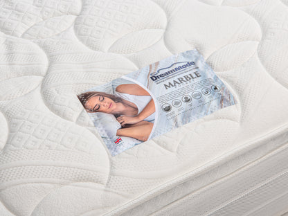 Marble Pocket Mattress with Marble Foam Pillow Top - Medium