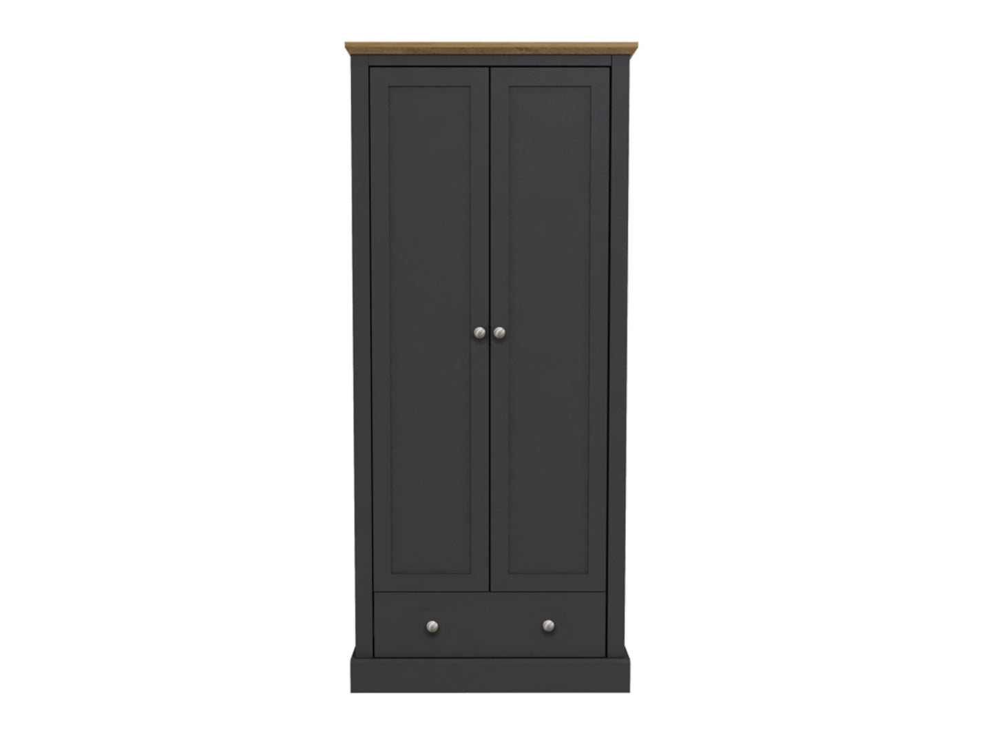 Devon Bedroom Furniture in Charcoal and Oak