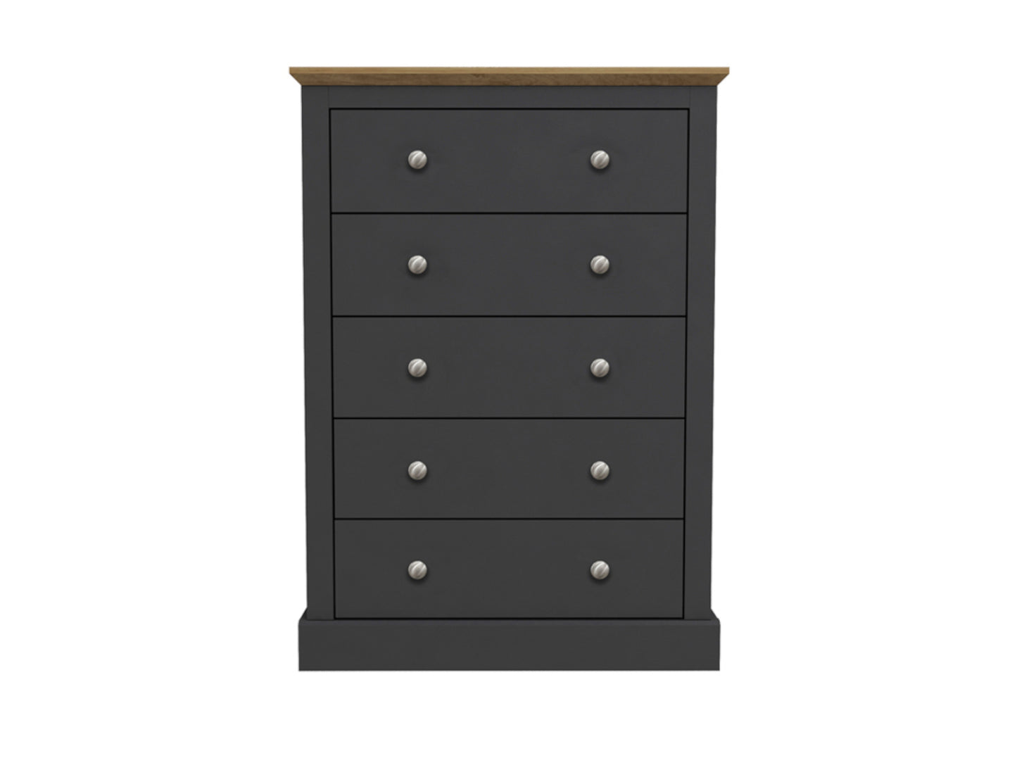 Devon Bedroom Furniture in Charcoal and Oak