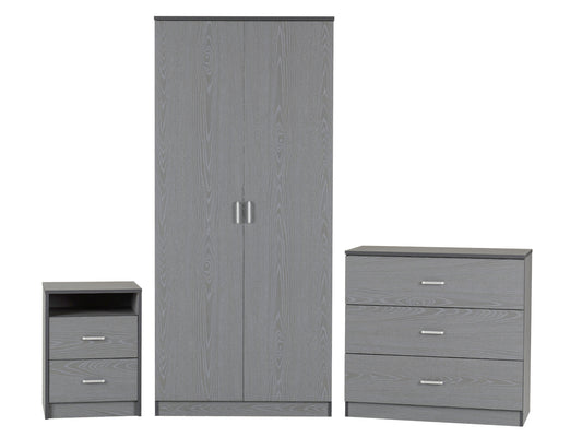 Felix Bedroom Furniture Grey