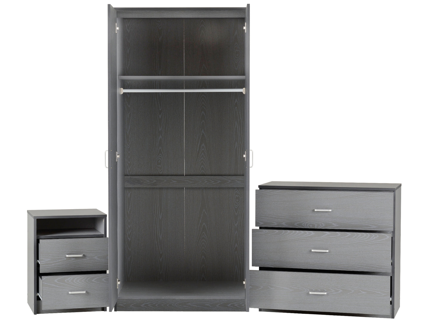 Felix Bedroom Furniture Grey