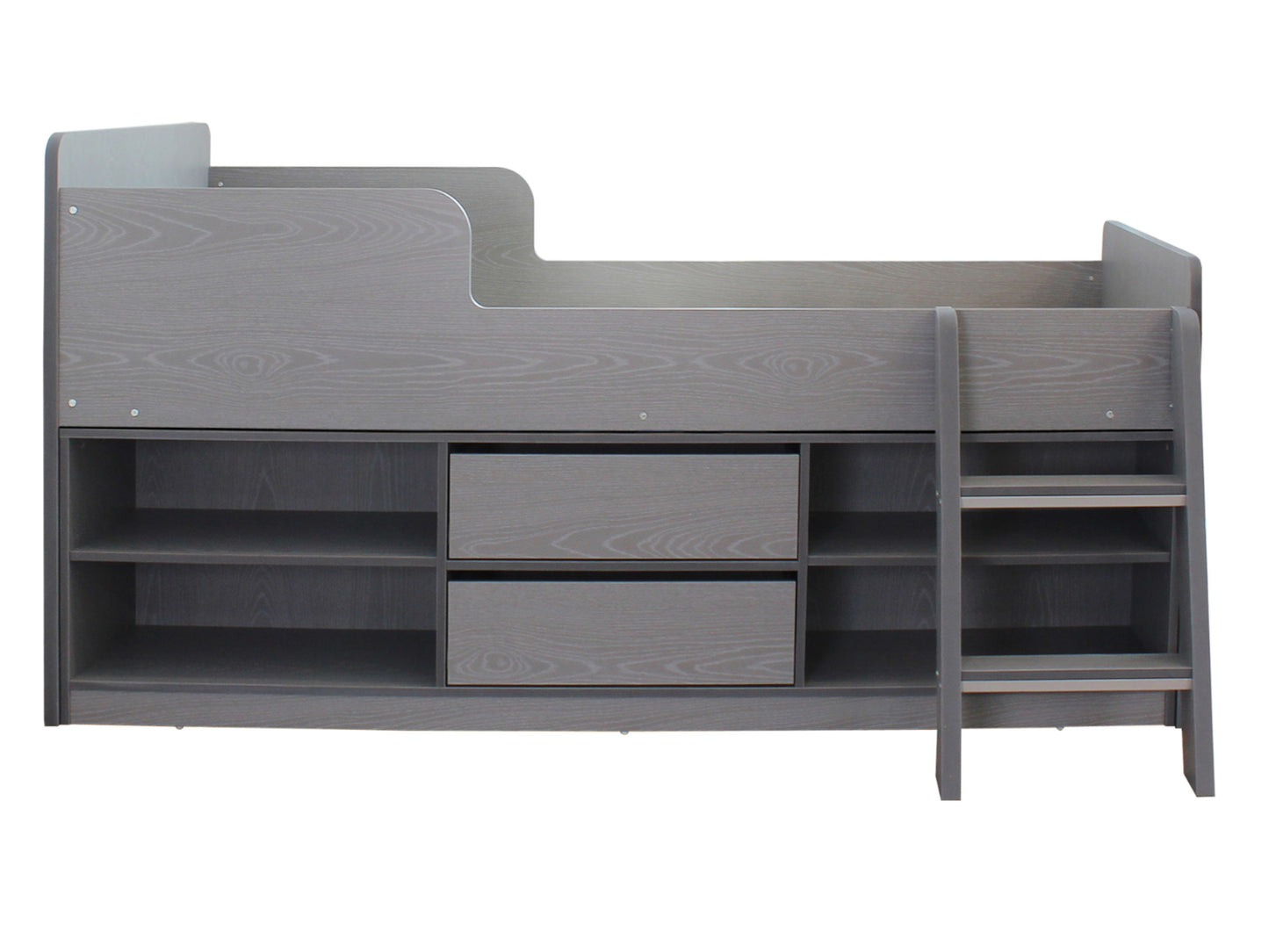 Felix Low Sleeper Bed in Grey