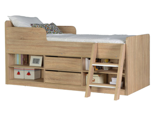 Felix Low Sleeper Bed in Oak Effect