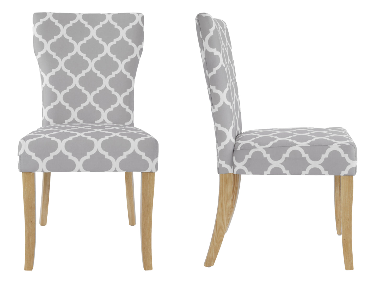 Hugo Patterned Dining Chair (2 Pack)